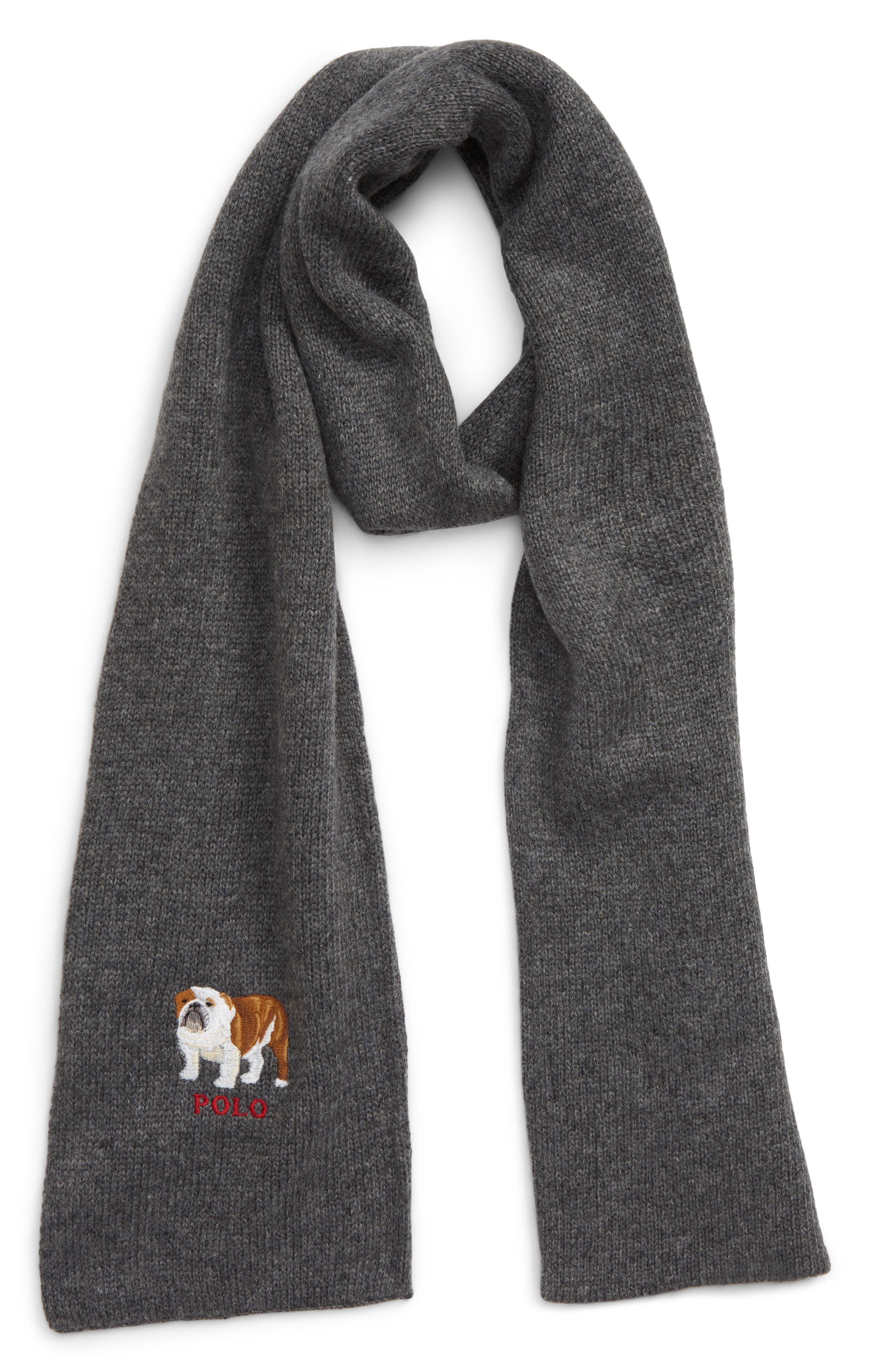 polo bulldog scarf