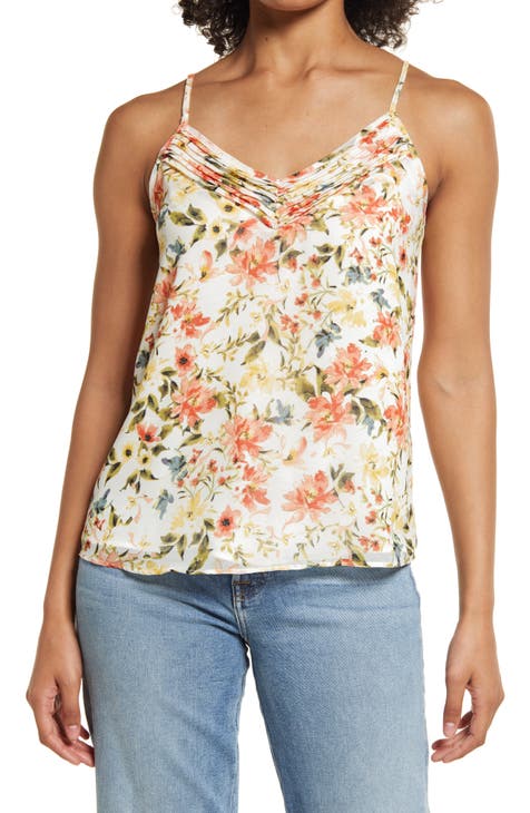 Lucky Brand womens Sleeveless Scoop Neck Swing Cami Top Blouse