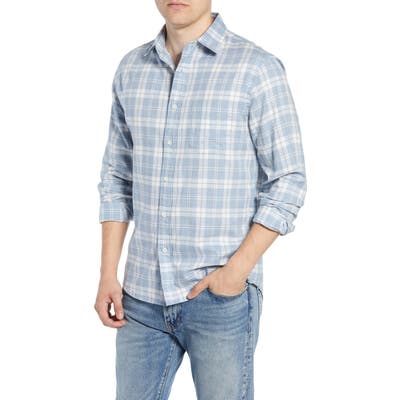 Faherty Ventura Plaid Shirt, Blue