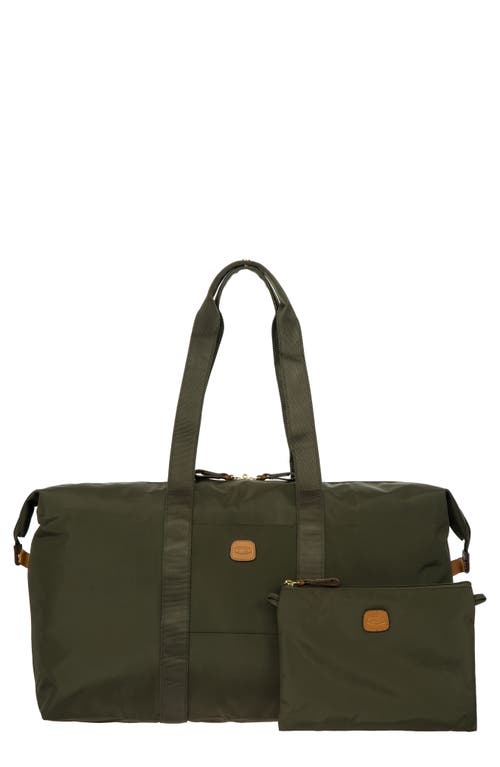 Bric's Brics X-Bag 22-Inch Folding Duffle Bag in Olive