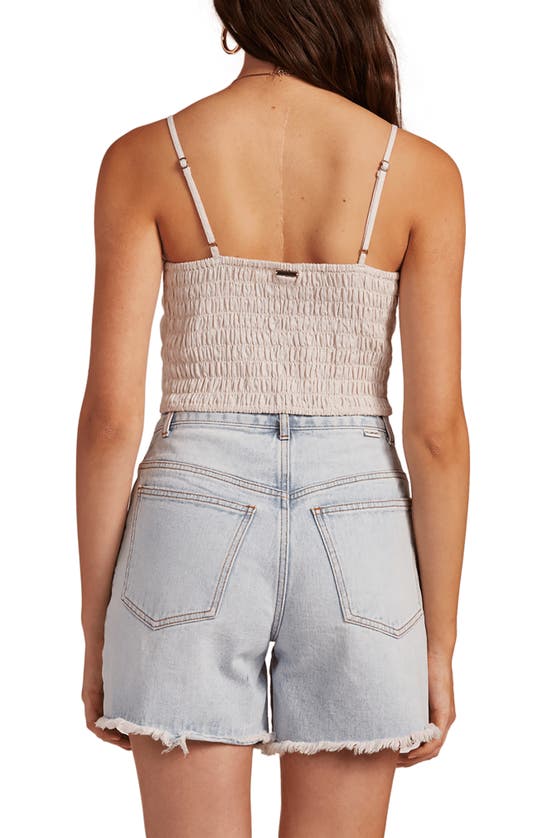 Billabong North Shore Crop Camisole In Natural