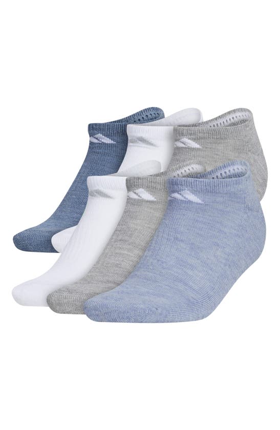 Adidas Originals Athletic Cushioned Socks In Grey