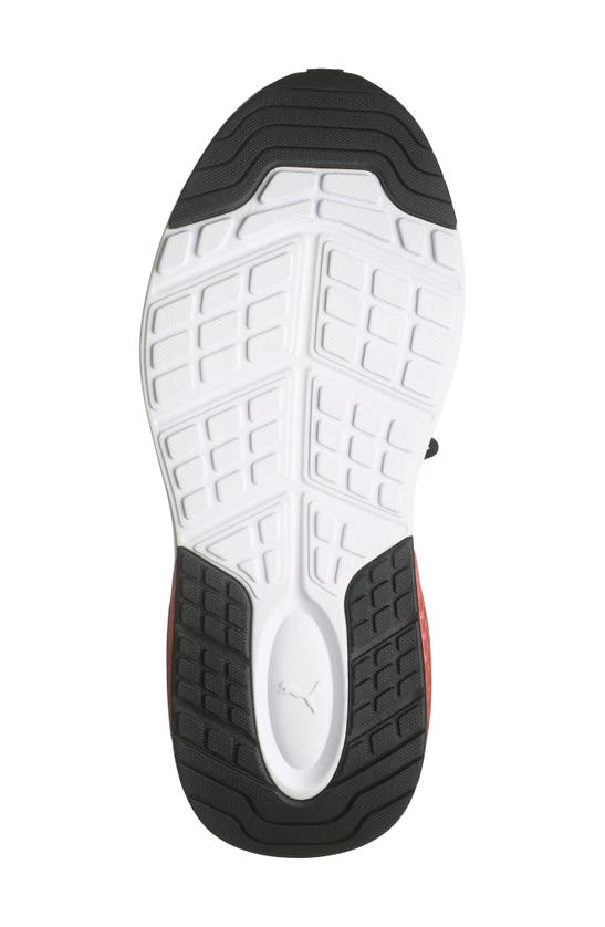 Shop Puma Amplifier Sneaker In  Black-passionfruit-white