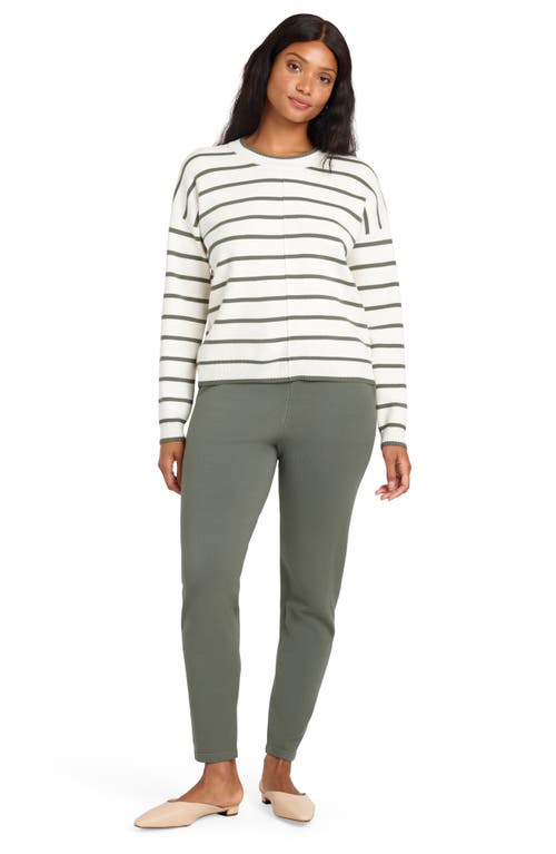 SPLENDID SPLENDID X CELLA JANE STRIPE FRONT SEAM SWEATER 