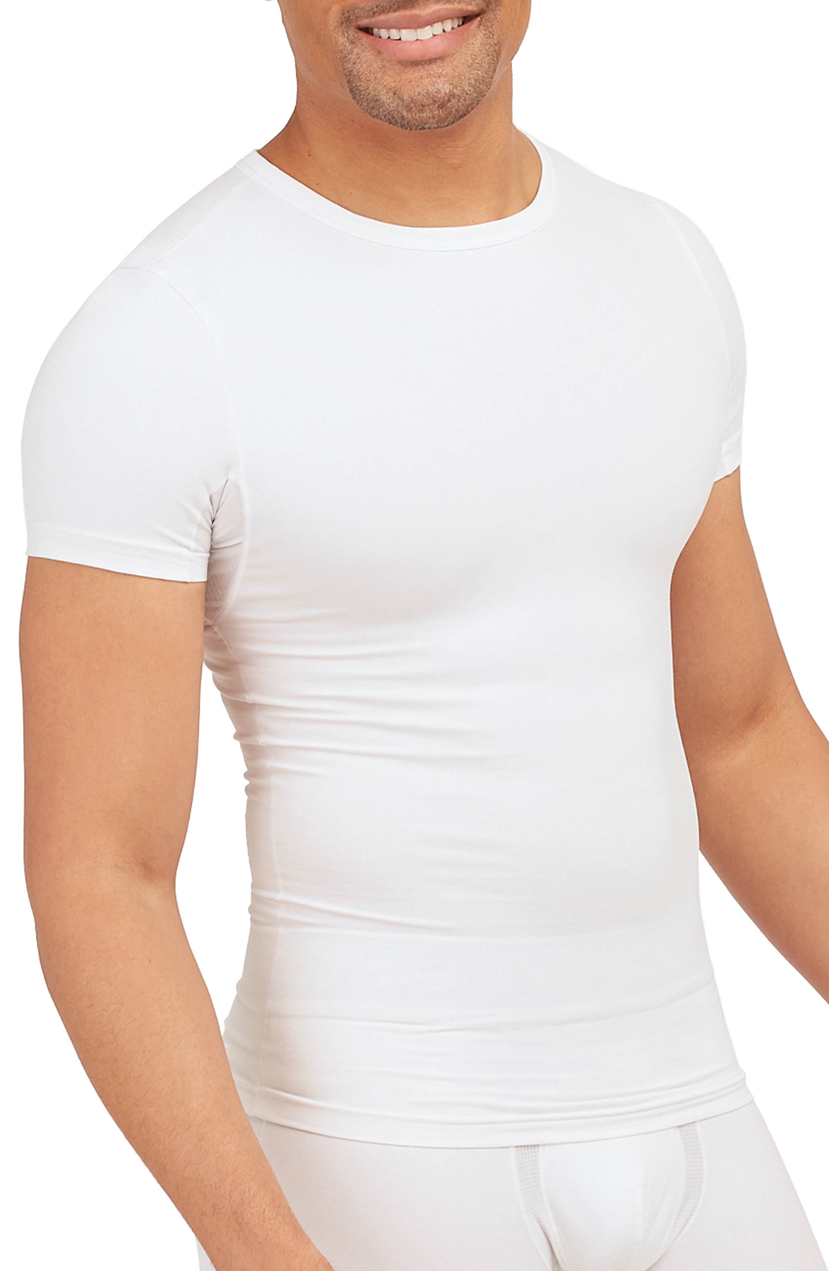 Sculpt Stretch Cotton Crewneck T-Shirt 