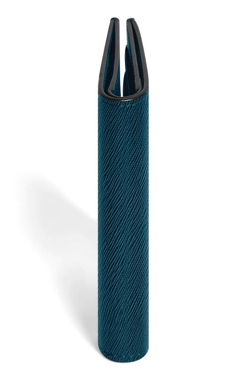 Shop Montblanc Mini Sartorial Saffiano Leather Bifold Wallet In Cyprus Blue