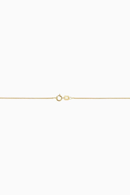 Shop Oradina 14k Gold Bodega Box Chain In Yellow Gold