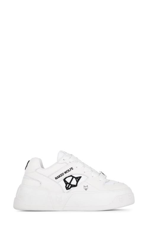 Shop Naked Wolfe Crash Sneaker In White