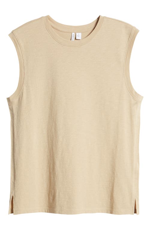 Everyday Muscle Tee in Tan Travertine