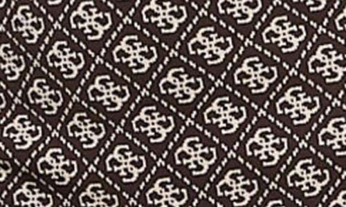 Guess Women's Lise 4g-logo Pull-on Sweater Skirt In Dark Coffee Biscotti Combo