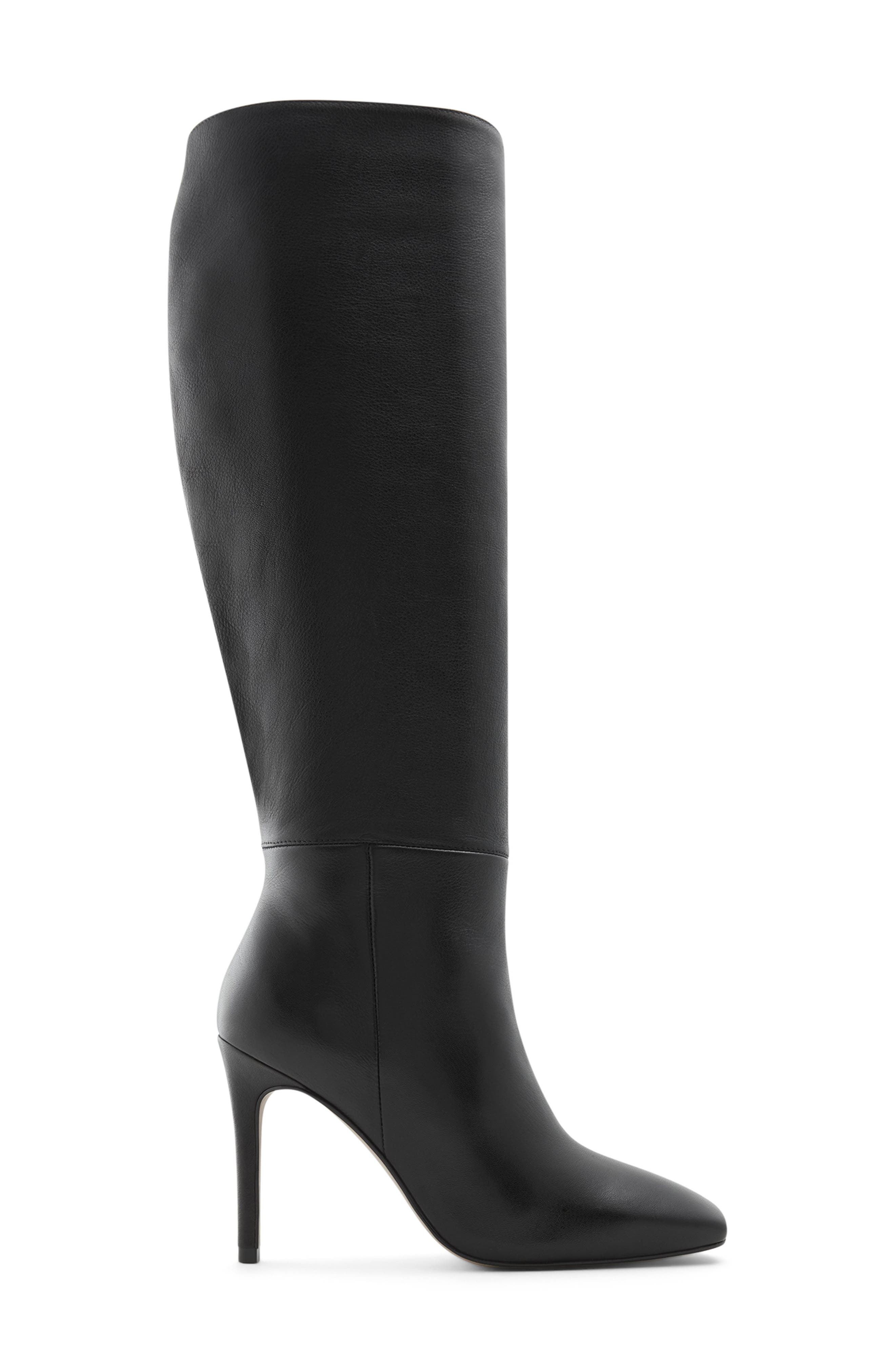 aldo black knee high boots