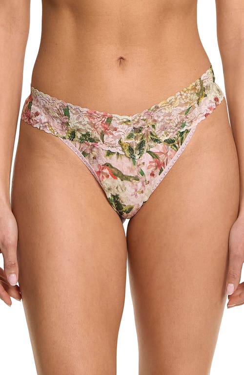 Shop Hanky Panky Print Original Rise Thong In French Garden