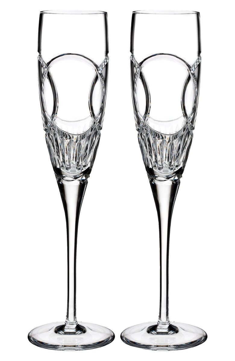Waterford 'Wedding Vows' Lead Crystal Champagne Flutes (Set of 2