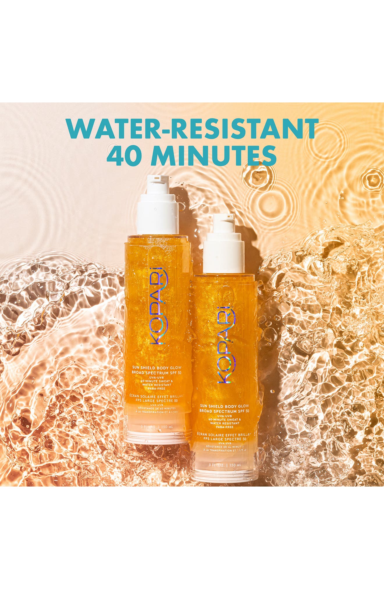 Kopari Sun Shield Body Glow SPF 50 Nordstrom
