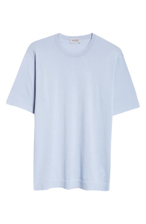 Lorca Crewneck T-Shirt in Mirage Blue 432