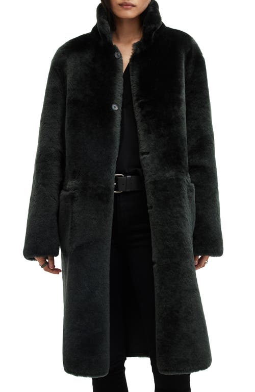ALLSAINTS ALLSAINTS SERRA REVERSIBLE GENUINE SHEARLING COAT