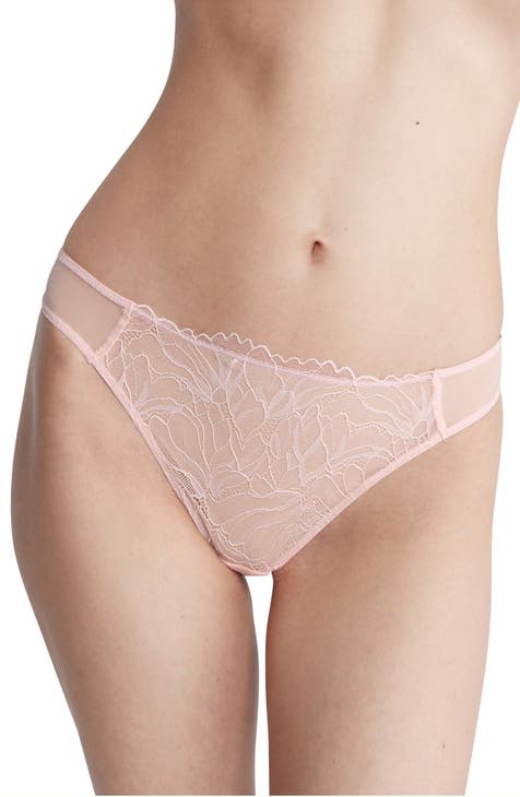 ASOS DESIGN Milly contrast satin & lace triangle bra in pink