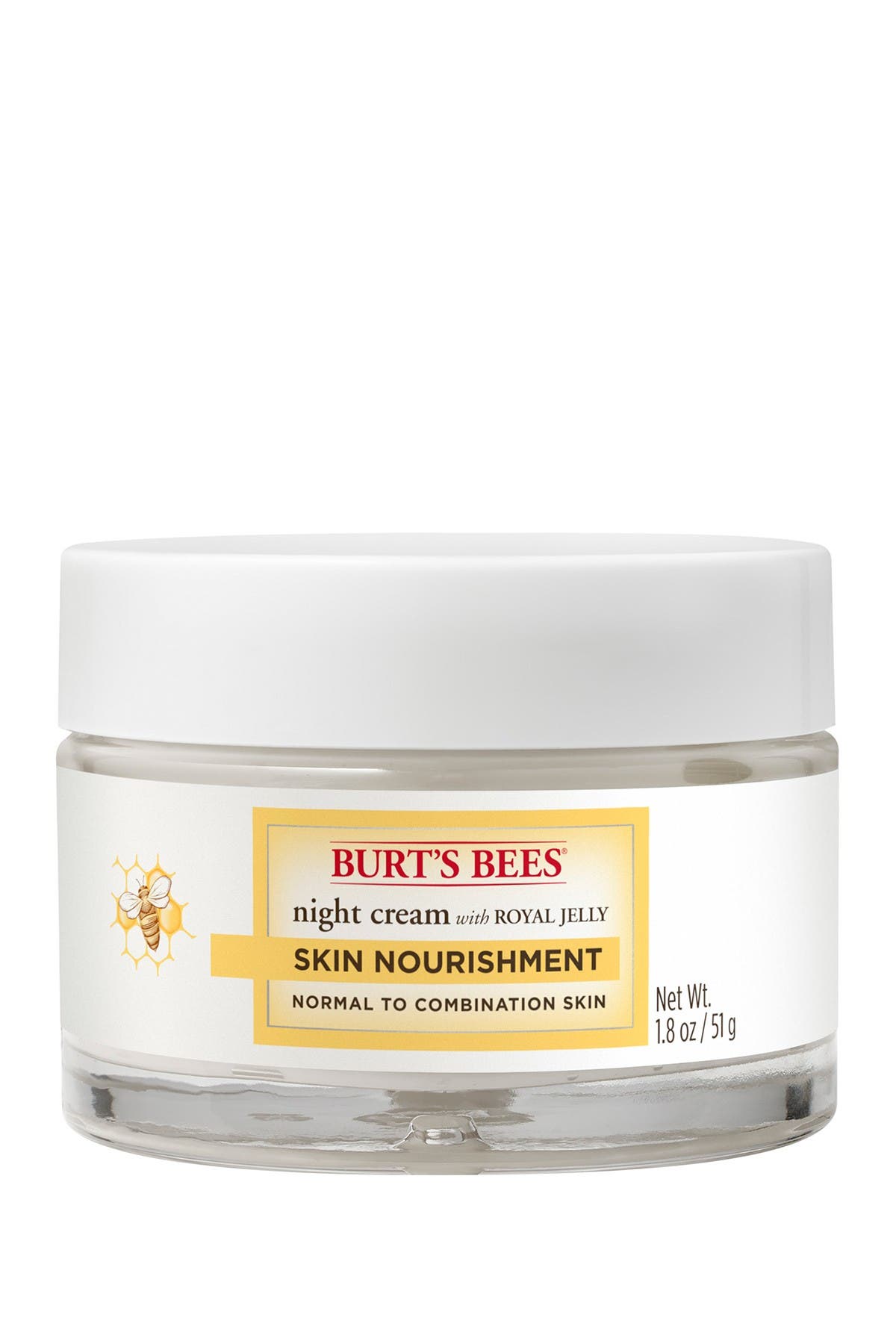 burt's bees night cream with royal jelly skin nourishment