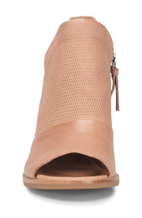 Söfft Molly Open Toe Bootie In Rose Taupe