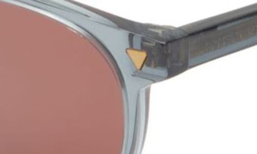 Shop Bottega Veneta 50mm Oval Sunglasses In Grey