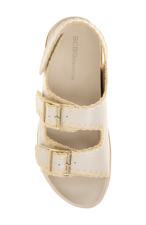 Bcbgeneration Beena Platform Sandal In Bianca