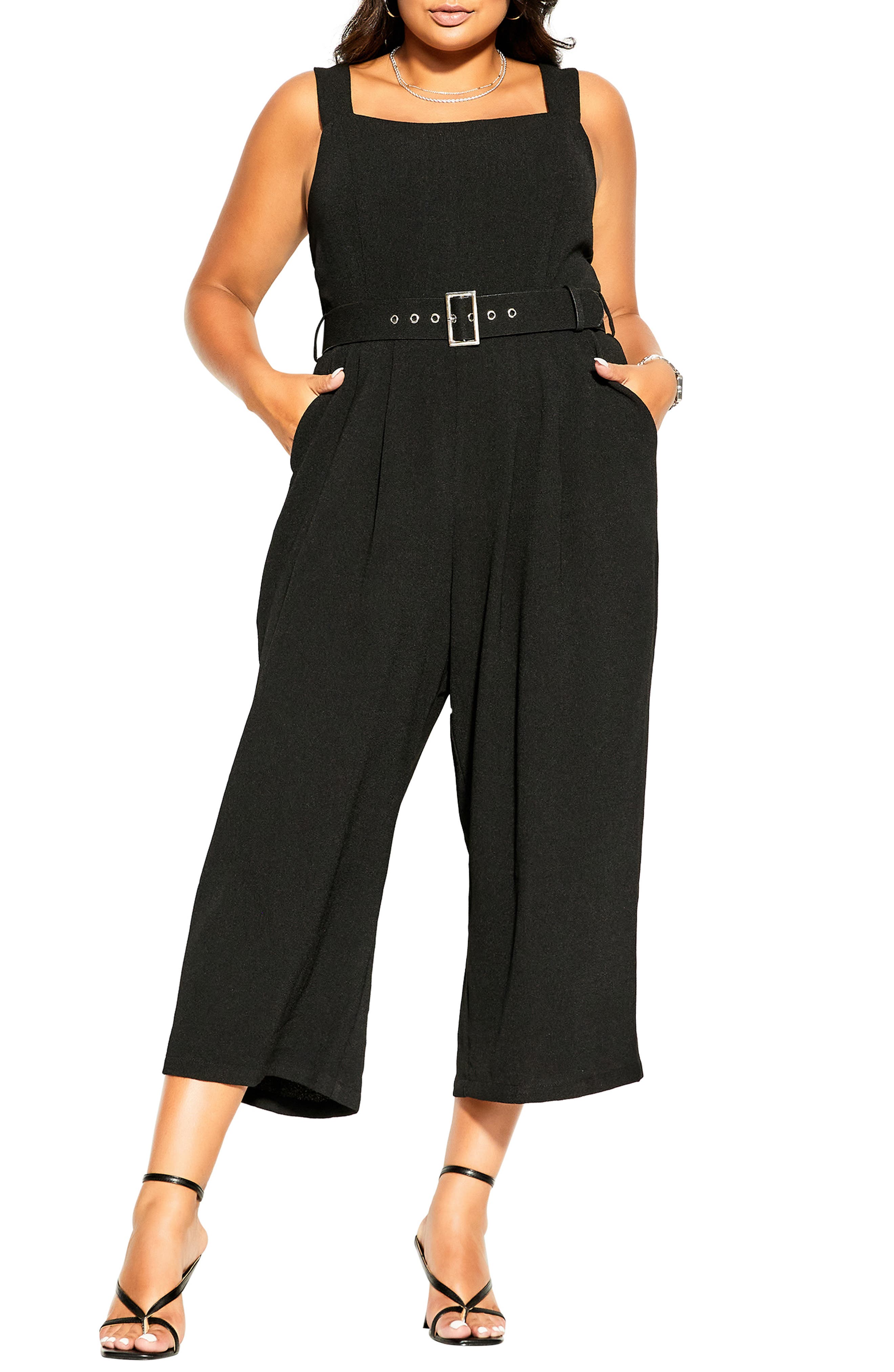 plus size black jumpsuit formal