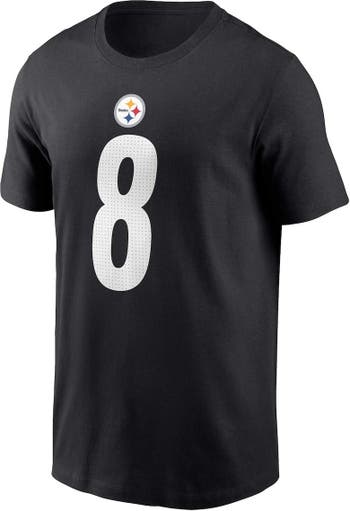 Nike Men's Nike Kenny Pickett Black Pittsburgh Steelers Player Name & Number  T-Shirt