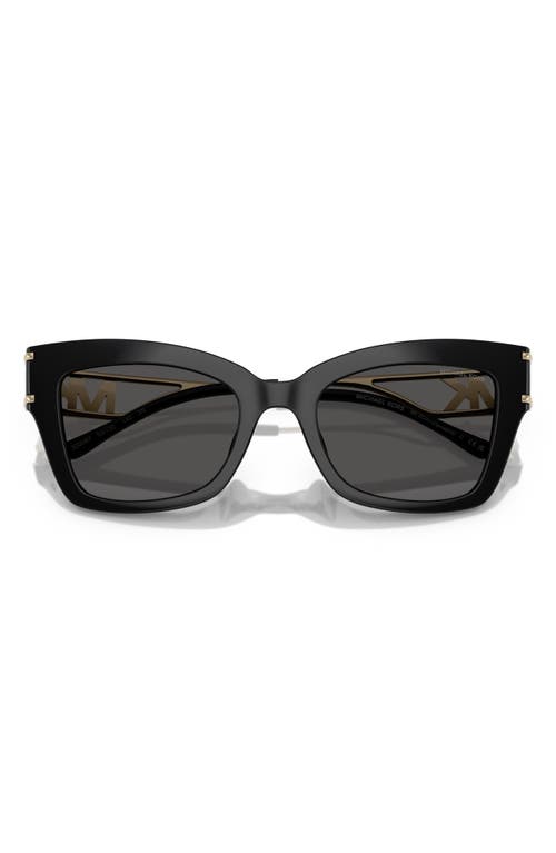 Michael Kors 52mm Square Sunglasses In Black