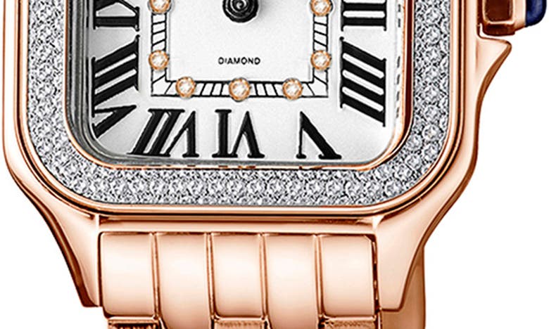 GV2 MILAN DIAMOND DIAL BRACELET WATCH, 27.5MM