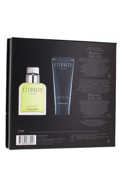 Calvin Klein Ck Eternity For Men Eau De Toilette Gift Set In No Color