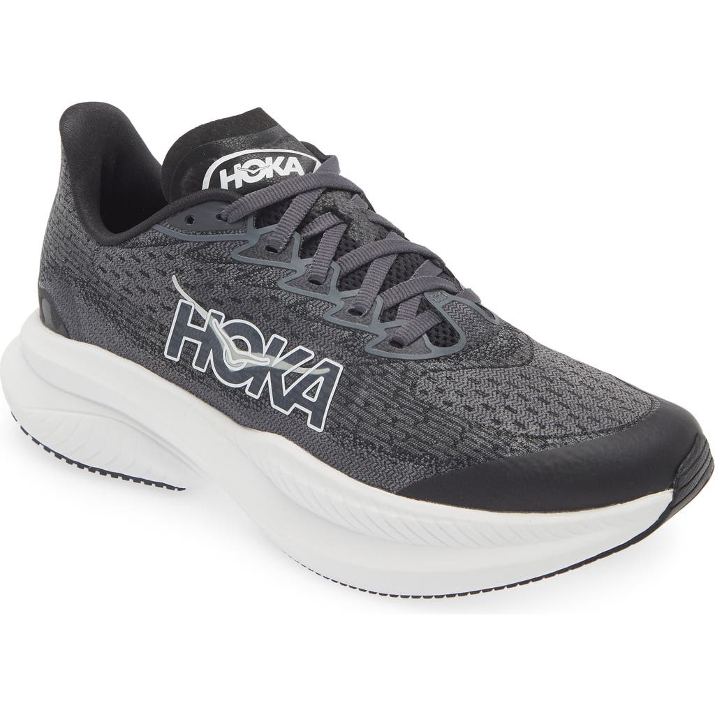 Hoka Kids' Mach 6 Running Shoe In Gray
