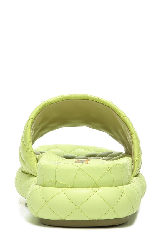 Sam Edelman Women's Karinda Quilted Emblem Slide Sandals Women's Shoes