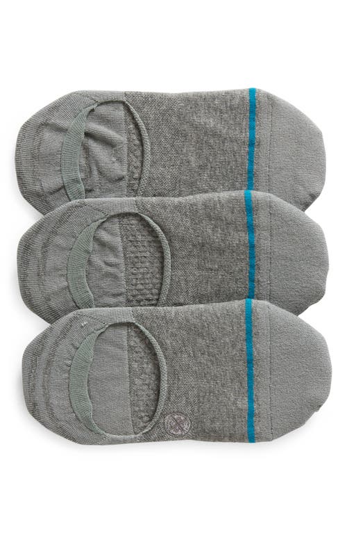 Gamut Assorted 3-Pack No-Show Socks in Heather Grey