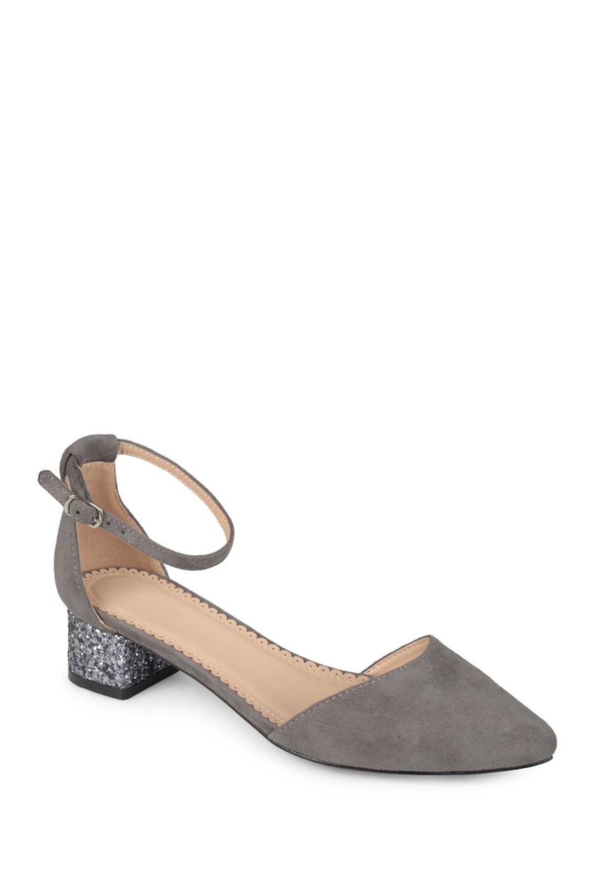 Journee Collection Maisy Glitter Block 