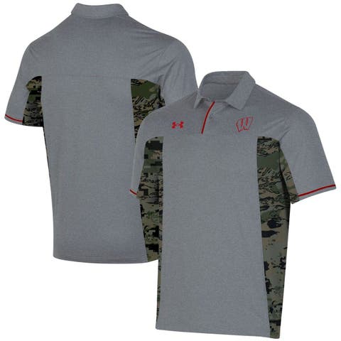 Men's Under Armour Black Maryland Terrapins Cage Short Sleeve Quarter-Zip  Jacket