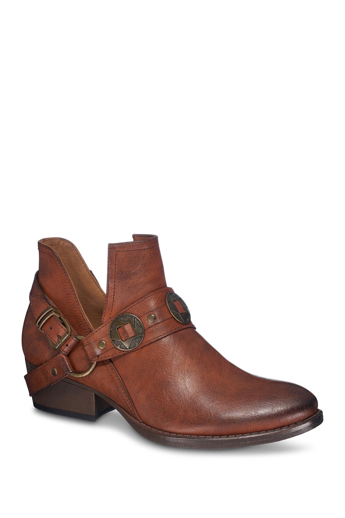 Gc Shoes Elisa Western Ankle Boot In Cognac ModeSens