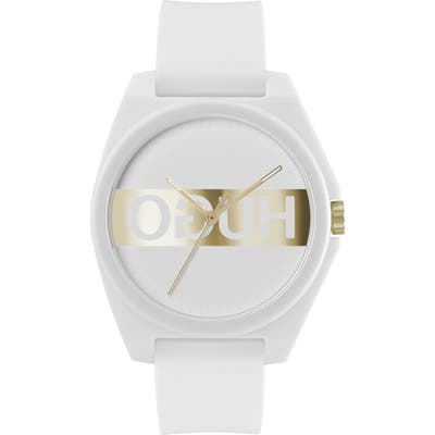 Hugo Play Rubber Strap Watch, 35Mm