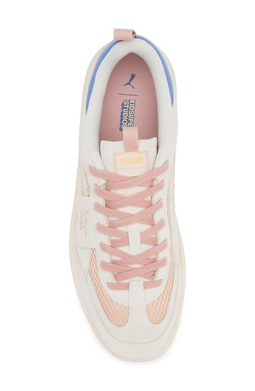 Shop Puma X Kidsuper Palermo Sneaker In Warm White-warm White