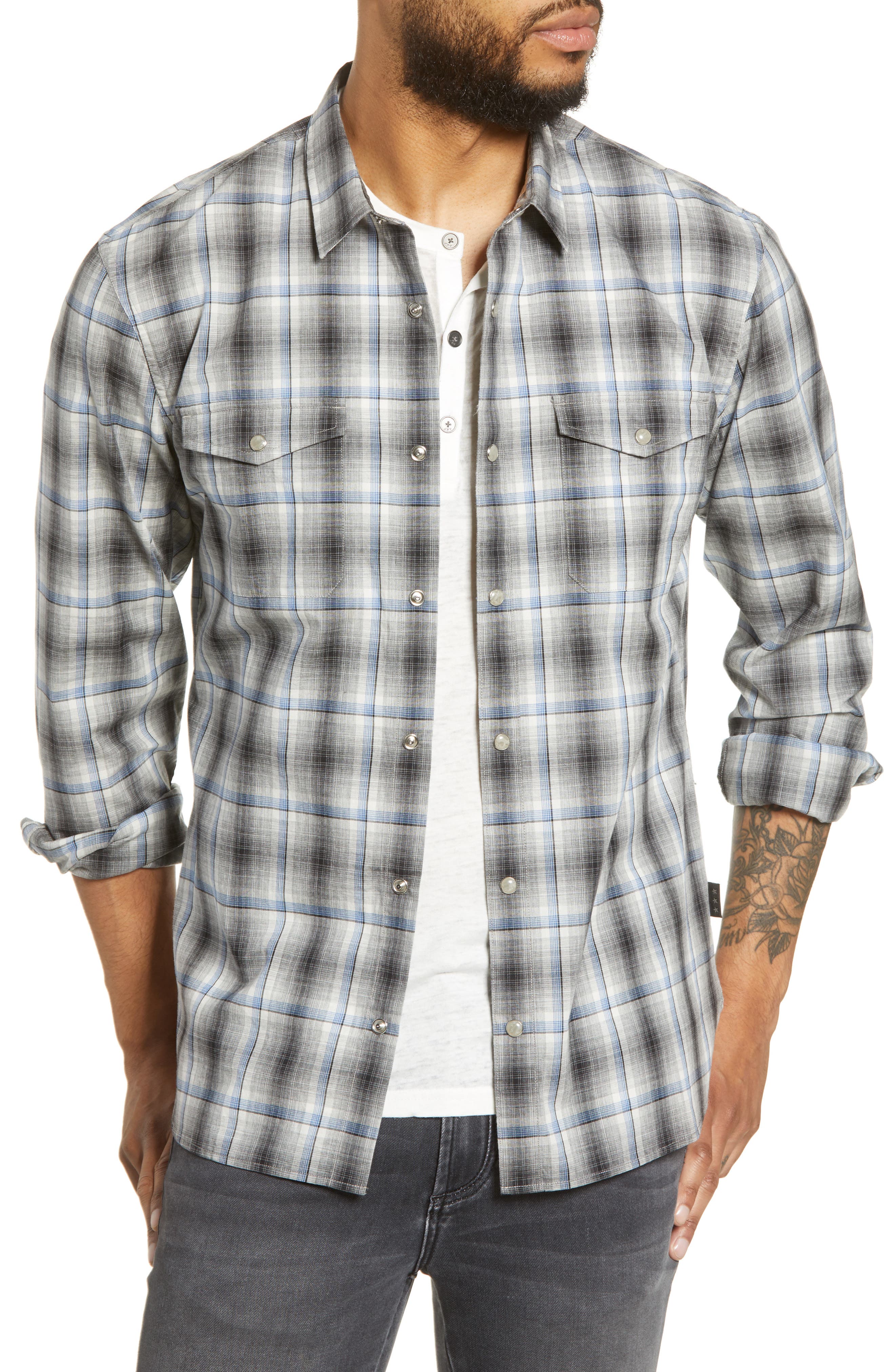 john varvatos western shirt