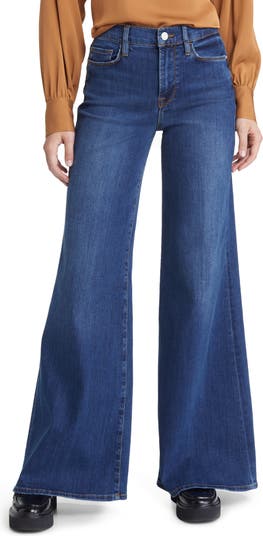 FRAME Le Palazzo high-rise wide-leg jeans