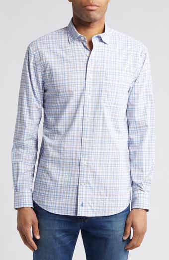 Men's Every Day Flannel Shirt- Bennett Blue Medium-Tall