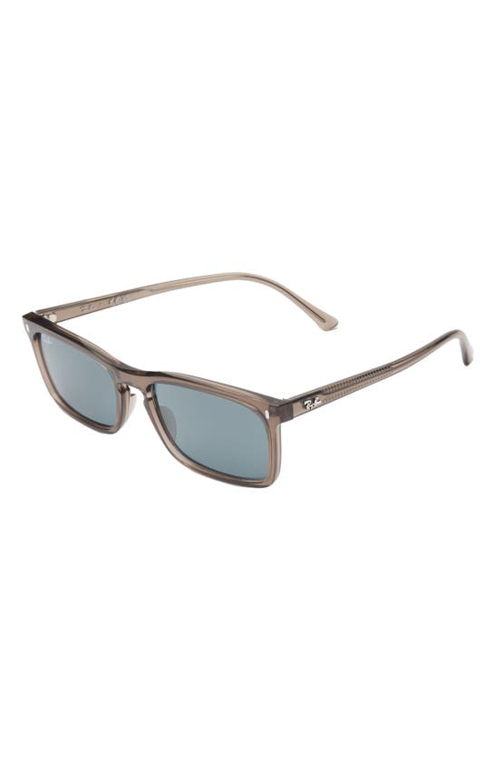 Shop Ray Ban Ray-ban 56mm Rectangular Sunglasses In Blue