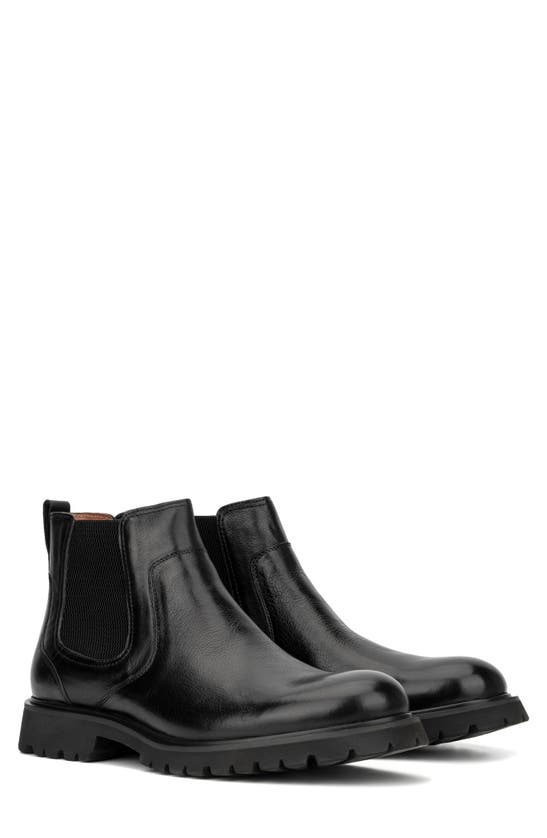 Vintage Foundry Charles Chelsea Boot In Black