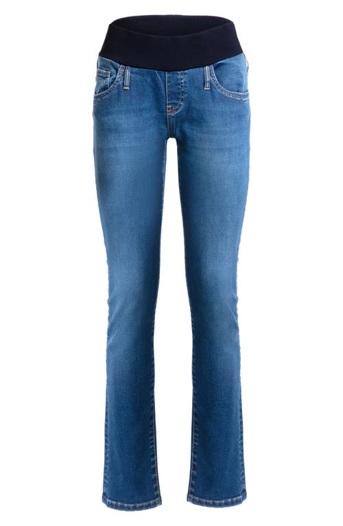 Pietro Brunelli Skinny Maternity Jeans In Medium Blue