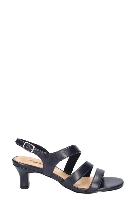 Shop Easy Street Como Strappy Sandal In Navy