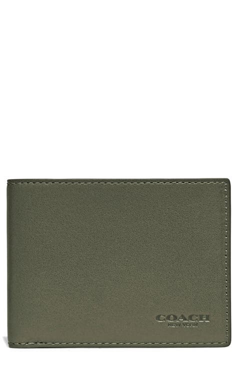 Michael Kors Men's Mason Cross Grain Leather Card Case