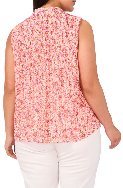 Shop Halogenr Halogen(r) Collared Sleeveless Top In Seashell Red