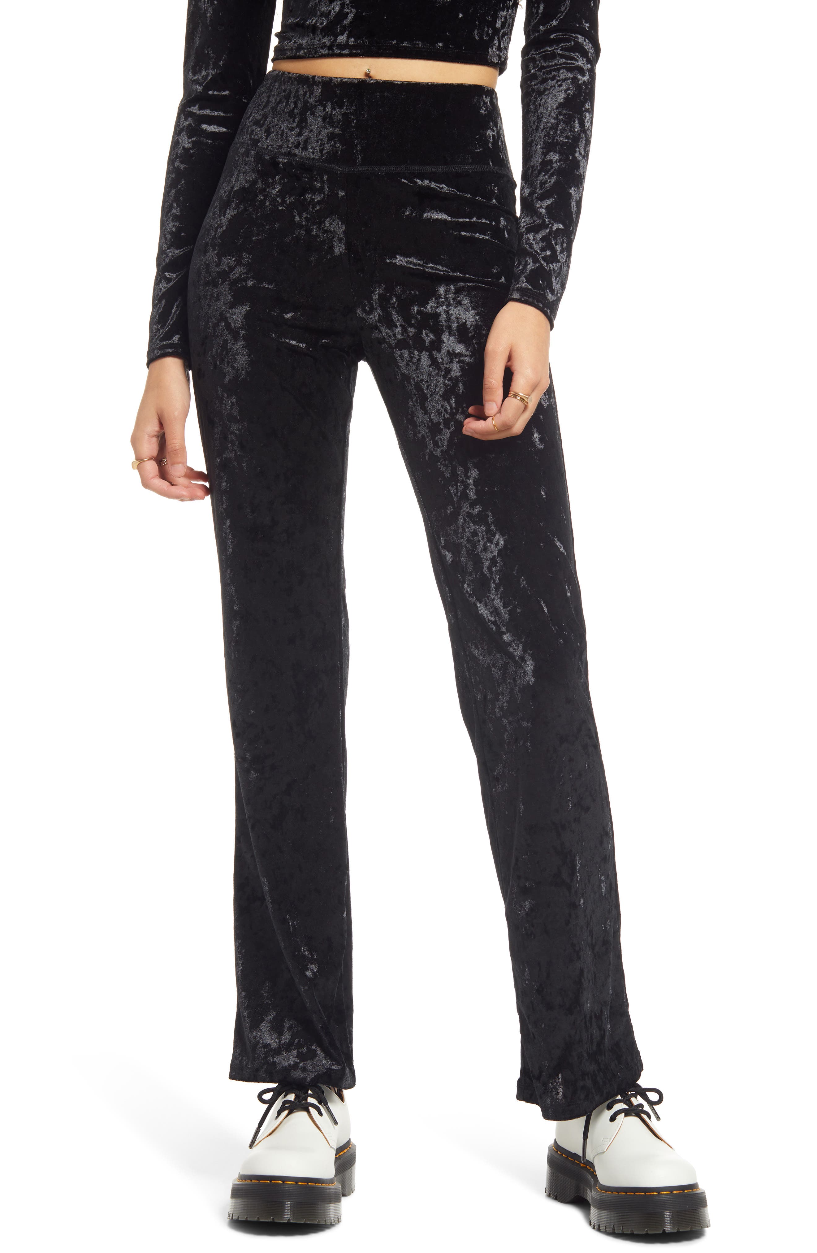 velvet pants women