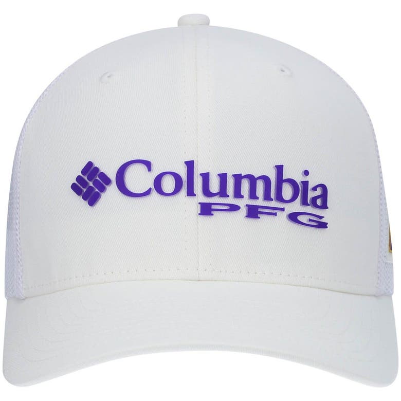 Shop Columbia White Lsu Tigers Pfg Snapback Hat