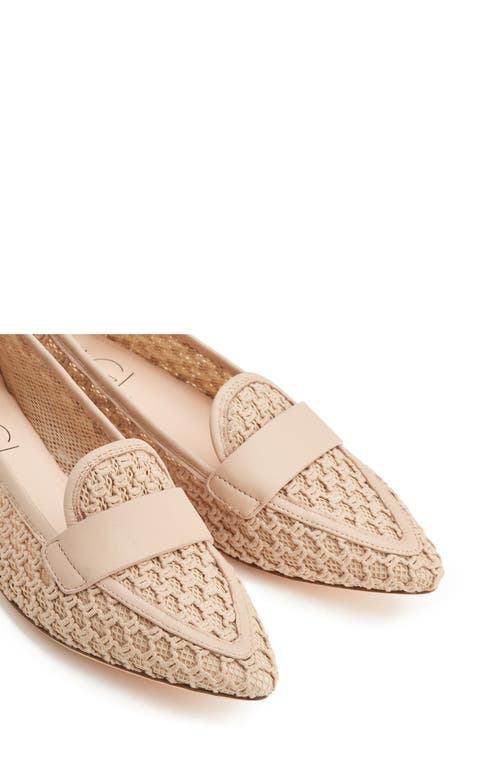 Agl Attilio Giusti Leombruni Blanca Plots Moc Pointed Toe Flat In Basic-ghibli